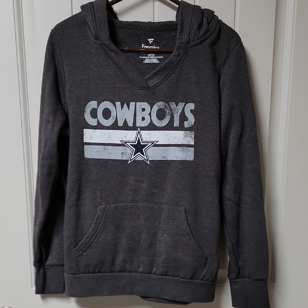Cowboys Gray Hoodie Sweater